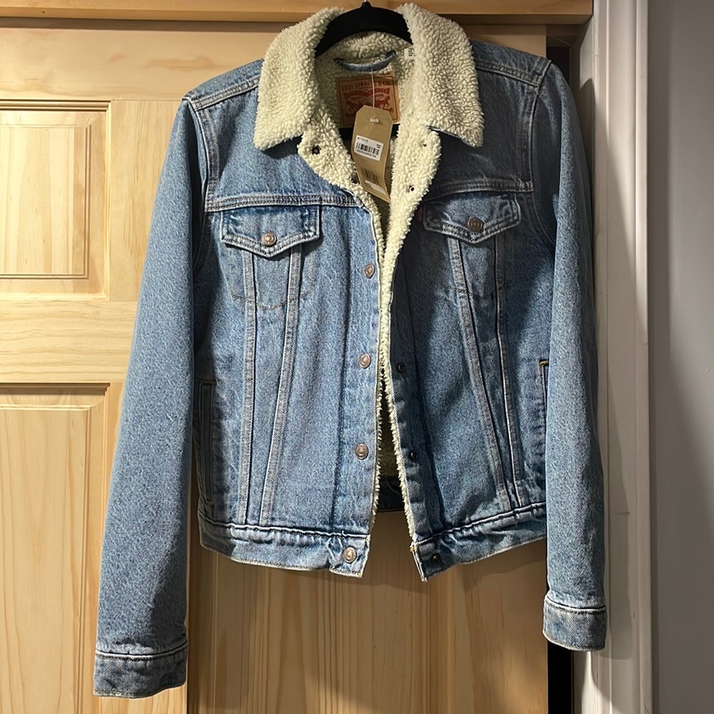 Levi’s denim jacket with Sherpa lining